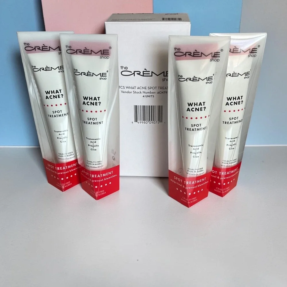 The Creme Shop What Acne? Spot Treatment Blemish & Dark Spots 4 Pack New in Box